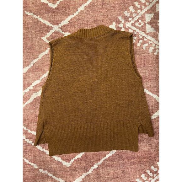 Womens Nasty Gal Minimalist Oversized Sweater Vest V Neck Tunic Long Pullover S - Picture 7 of 8